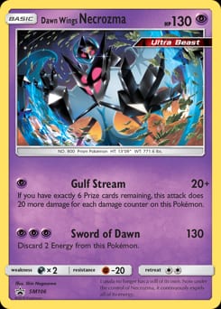 SM Black Star Promos Dawn Wings Necrozma #SM106 card