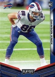 2019 Panini Playoff Base Set Dawson Knox #283 card