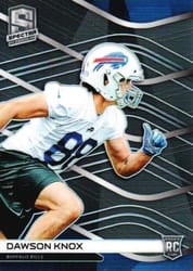 2019 Panini Spectra Base Set Dawson Knox #187 card