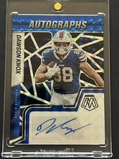 2022 Panini Mosaic Autographs Mosaic Dawson Knox #AM-DK card