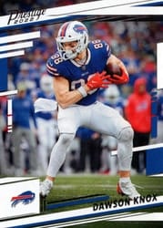 2022 Panini Prestige Base Set Dawson Knox #34 card