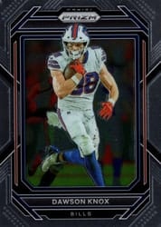 2022 Panini Prizm Base Set Dawson Knox #33 card