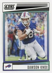 2022 Score Base Set Dawson Knox #264 card