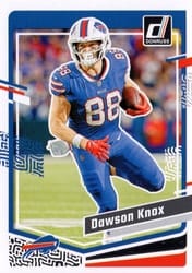 2023 Donruss Base Set Dawson Knox #28 card