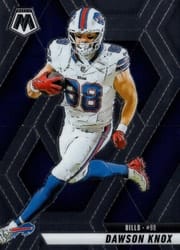 2025 Panini Mosaic Base Set Dawson Knox #70 card
