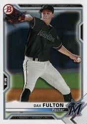 2021 Bowman Prospects Dax Fulton #BP-32 card