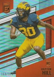 2022 Donruss Elite Base Set Daxton Hill #146 card