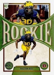 2022 Panini Legacy Base Set Daxton Hill #185 card
