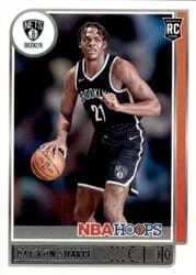 2021-22 Hoops Base Set Day'Ron Sharpe #215 card