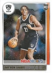 2021-22 Hoops Winter Base Set Day'Ron Sharpe #215 card