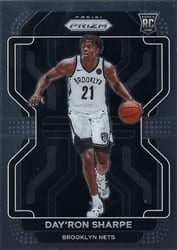 2021-22 Panini Prizm Base Set Day'Ron Sharpe #281 card