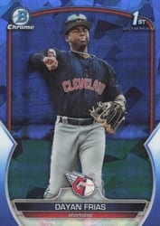 2023 Bowman Sapphire Edition Base Set Dayan Frias #BCP-26 card
