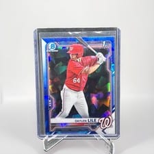 2021 Bowman Draft Sapphire Daylen Lile #BDC-18 card
