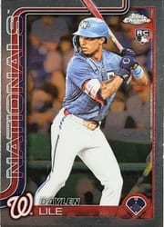2025 Topps Chrome Update Base Set Daylen Lile #USC146 card