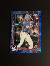 2025 Topps Chrome Update Sapphire Base Set Daylen Lile #USC146 card