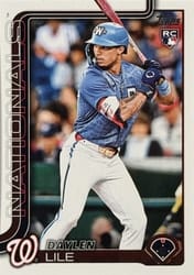 2025 Topps Update Base Set Daylen Lile #US172 card