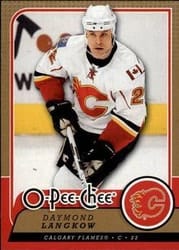 2008-09 O-Pee-Chee Base Set Daymond Langkow #360 card
