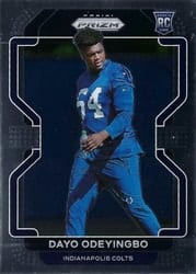 2021 Panini Prizm Base Set Dayo Odeyingbo #387 card