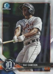 2018 Bowman Chrome Prospects Daz Cameron #BCP226 card
