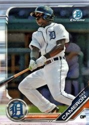 2019 Bowman Chrome Prospects Daz Cameron #BCP-86 card
