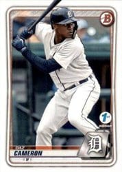 2020 Bowman 1st Edition Base Set Daz Cameron #BFE-45 card
