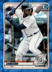 2020 Bowman Sapphire Edition Base Set Daz Cameron #BCP-45 card