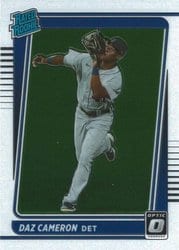 2021 Donruss Optic Base Set Daz Cameron #85 card