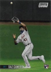 2021 Stadium Club Chrome Base Set Daz Cameron #215 card