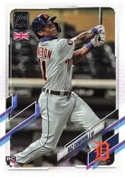 2021 Topps UK Edition Base Set Daz Cameron #84 card