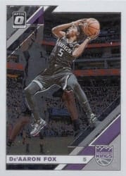 2019-20 Donruss Optic Base Set De'Aaron Fox #57 card