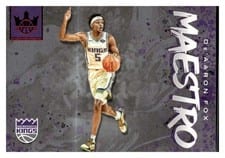 2019 Panini Court Kings Maestros De'Aaron Fox #30 card
