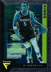 2020-21 Panini Flux Base Set De'Aaron Fox #151 card