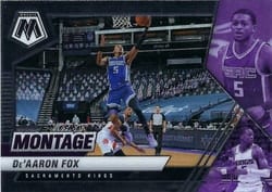 2020-21 Panini Mosaic Montage De'Aaron Fox #1 card