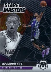 2020-21 Panini Mosaic Stare Masters De'Aaron Fox #19 card