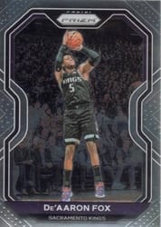 2020-21 Panini Prizm Base Set De'Aaron Fox #13 card