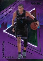 2020-21 Panini Recon Base Set De'Aaron Fox #182 card