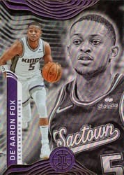 2021-22 Panini Illusions Base Set De'Aaron Fox #89 card