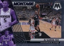 2021-22 Panini Mosaic Montage De'Aaron Fox #25 card