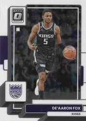 2022-23 Donruss Optic Base Set De'Aaron Fox #130 card