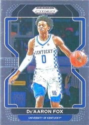 2022 Panini Prizm Draft Picks Base Set De'Aaron Fox #11 card