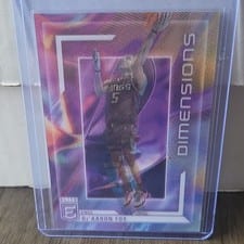 2023-24 Donruss Elite Dimensions De'Aaron Fox #14 card