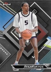 2023-24 Finest Base Set De'Aaron Fox #242 card
