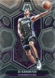 2023-24 Panini Mosaic Base Set De'Aaron Fox #163 card