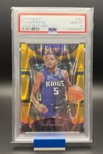 2023-24 Panini Select Base Set De'Aaron Fox #352 card