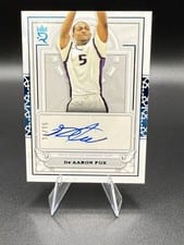 2023-24 Topps Royalty Court Circular Autographs De'Aaron Fox #CCA-DF card