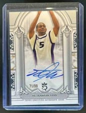 2023-24 Topps Royalty Pillars of Greatness Signatures De'Aaron Fox #PGS-DF card