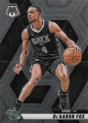 2024-25 Panini Mosaic Base Set De'Aaron Fox #124 card