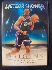 2024-25 Panini Origins Meteor Shower Set De'Aaron Fox #5 card