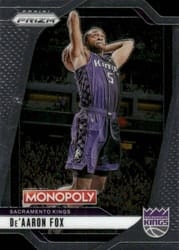 2024-25 Panini Prizm Monopoly Base Set De'Aaron Fox #37 card