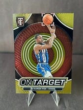 2024-25 Panini Totally Certified On Target De'Aaron Fox #8 card
